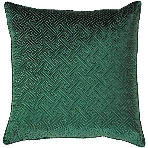 Paoletti Kissenhülle Florence, smaragdgrün, 55 x 55 cm (Pack of 1) von Paoletti