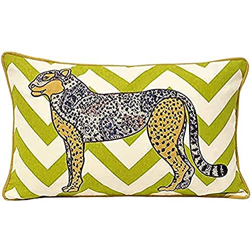 Paoletti Kruger Cheetah C/CASE 30X50 Lime, Synthetisch, Limette, 30x50cm von Paoletti