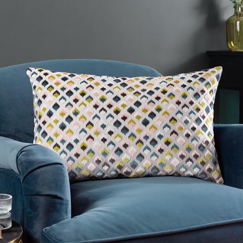 Paoletti Lexington Velvet Jacquard Federkissen gefüllt von Paoletti