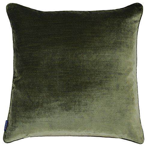 Paoletti Luxe Velvet 55X55 C/CASE Olive, Polyester, 55x55cm von Paoletti