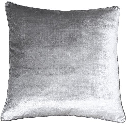 Paoletti Luxe Velvet 55X55 C/CASE Silver, Polyester, Silber, 55x55cm von Paoletti