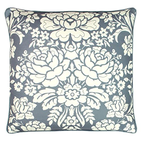 Paoletti Melrose Polyester gefülltes Kissen, Slate Blue, 50 x 50cm von Paoletti