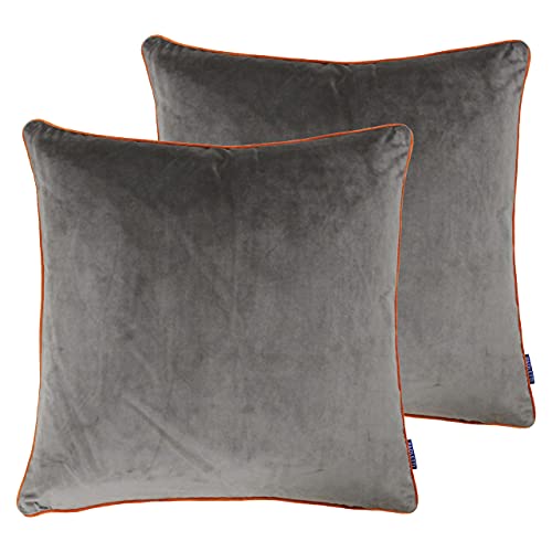 Paoletti Meridian Twin Pack-Polyester gefüllte Kissen, Mokka/Kürbis, 55 x 55cm, 2 Paoletti Meridian Twin Pack-Polyester gefüllte Kissen, Mokka/Kürbis, 55 x 55cm, 2 von Paoletti