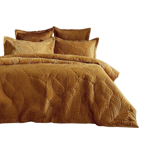 Paoletti Palmeria Pillowcase Set, Polyester, Gold, 50 x 75cm Paoletti Palmeria Pillowcase Set, Polyester, Gold, 50 x 75cm von Paoletti