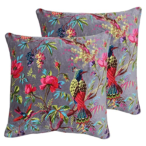Paoletti Paradise Polyester gefüllte Kissen (Twin Pack), Mink, 50 x 50cm, 2 von Paoletti