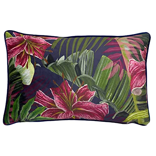 Paoletti Piped Kala Cushion Cover Polyester Lilly Kala/3CC/LIL 30x50cm von Paoletti