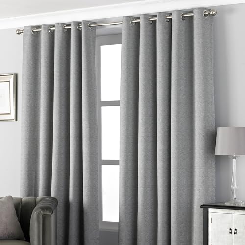 Paoletti Pendleton Vorhang mit gepunkteten Ösen, 168 x 229 cm, Graphit Paoletti Pendleton Vorhang mit gepunkteten Ösen, 168 x 229 cm, Graphit von Paoletti