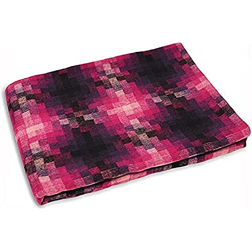 Paoletti Pixel Throw 130X180 Magenta, Polyester, 130x180cm von Paoletti