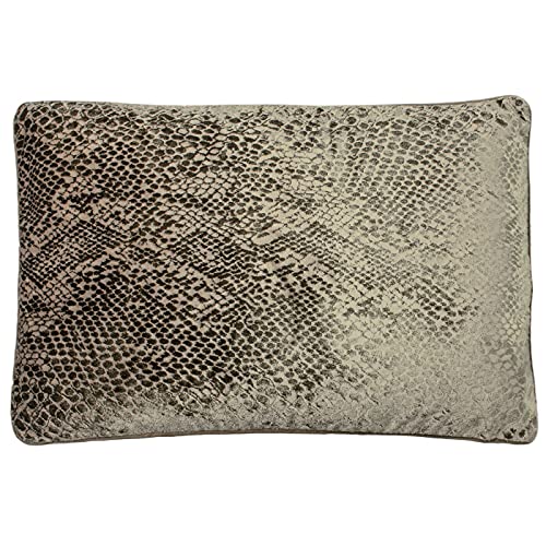 Paoletti Python Kissenbezug, Samt, Champagner, 40 x 60cm von Paoletti