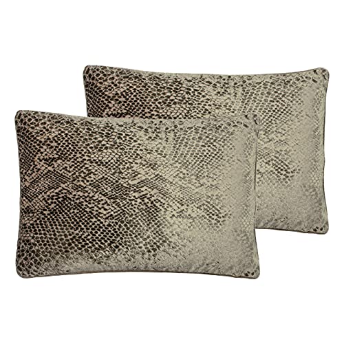 Paoletti Python Polyester Filled Cushions Twin Pack von Paoletti