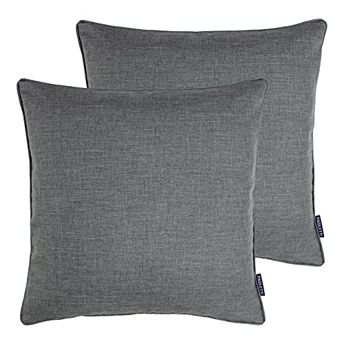 Paoletti Twilight Twin Pack Polyester gefüllte Kissen, Silber, 45 x 45cm, 2 Paoletti Twilight Twin Pack Polyester gefüllte Kissen, Silber, 45 x 45cm, 2 von Paoletti