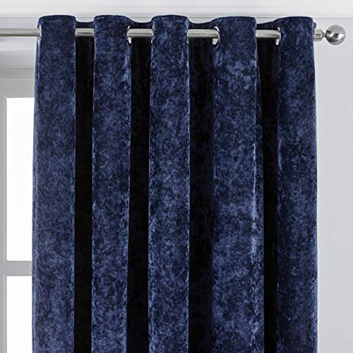 Paoletti Verona Ringtop Eyelet Vorhänge, Marine, 229 x 137cm Paoletti Verona Ringtop Eyelet Vorhänge, Marine, 229 x 137cm von Paoletti