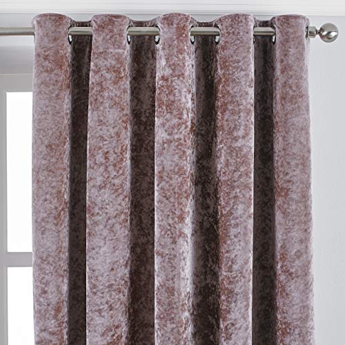 Paoletti 2 Verona Ringtop Eyelet Vorhänge, Samt, erröten, 168 x 137cm Paoletti 2 Verona Ringtop Eyelet Vorhänge, Samt, erröten, 168 x 137cm von Paoletti