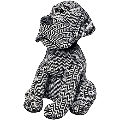 Riva Home Herringbone Hund Türstopper (Einheitsgröße) (Grau) von Paoletti