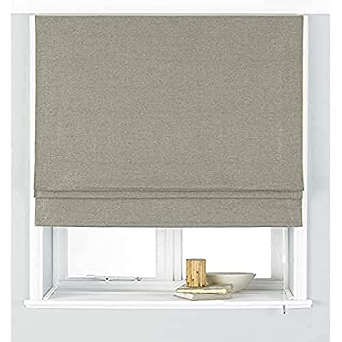 Riva Paoletti Atlantic 153X137 Roman BLIND LAT, Polyester, Latté, 153x137cm von Paoletti