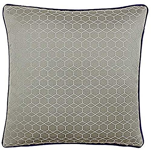 Riva Paoletti Balham Kissenbezug, Taupe/Lila, 45 x 45cm von Paoletti