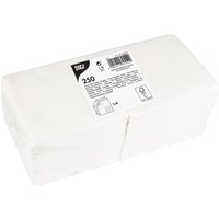 PAPSTAR Servietten weiß 2-lagig 12,5 x 12,5 cm - 250 Stück von Pap Star