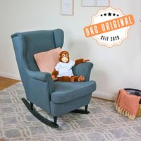 Schaukelstuhlkufen Für Ikea Strandmon | Diy Umbau-Set Stillstuhl Upgrade Stillsessel Schaukelstuhl Kit Ikea Hack Original Seit 2020 von PapaHolzbaer