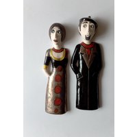 Handgefertigte Frau Wandskulptur, Wandbehang Dekor, Kunstwerk Keramik, Ooak Keramikpuppe, Wohnkultur Skulptur, Bunte Skulptur Handgefertigte Frau Wandskulptur, Wandbehang Dekor, Kunstwerk Keramik, Ooak Keramikpuppe, Wohnkultur Skulptur, Bunte Skulptur von PapasgalleryArt