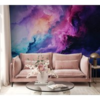 Abstrakte Aquarelltapete | Wanddekoration Hausrenovierung Wandkunst Vinyl-Tapete Zum Abziehen Und Aufkleben Oder Nicht Selbstklebend Abstrakte Aquarelltapete | Wanddekoration Hausrenovierung Wandkunst Vinyl-Tapete Zum Abziehen Und Aufkleben Oder Nicht Selbstklebend von PapayaWallsShop