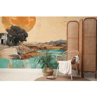Landschaftsbetonmosaik Abstrakte Tapete | Wanddekoration Hausrenovierung Wandkunst Vinyl-Tapete Zum Abziehen Und Aufkleben Oder Nicht Selbstklebend Landschaftsbetonmosaik Abstrakte Tapete | Wanddekoration Hausrenovierung Wandkunst Vinyl-Tapete Zum Abziehen Und Aufkleben Oder Nicht Selbstklebend von PapayaWallsShop