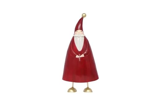 Pape Kunstgewerbe Metall Santa Nikolaus Weihnachtsmann Finn 24 cm rot von Pape Kunstgewerbe