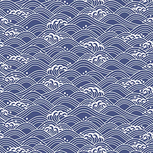 16 Servietten Blaue Wellen Maritim 33 cm geprägt von Paper+Design