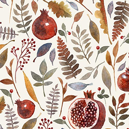 20 Lunch Servietten Granatapfel Blätter Herbst 33cm von Paper+Design