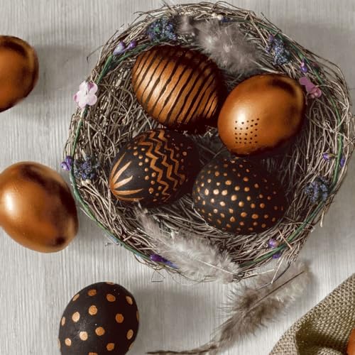 20 Servietten Ostern Nest voller eleganter Eier als Tischdeko. Papierservietten mit Motiv. Auch für Decoupage und Serviettentechnik 33x33cm von Paper+Design