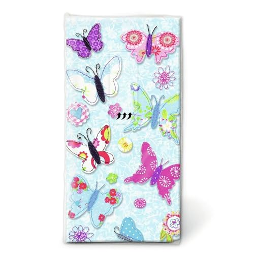 Motiv Taschentuch FSCMix 10 Stck. Handmade butterf von Paper+Design