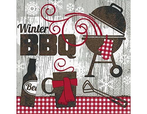 PAPER+DESIGN FSCMix 20 Servietten für Wintergrill 33 x 33 cm von Unbekannt