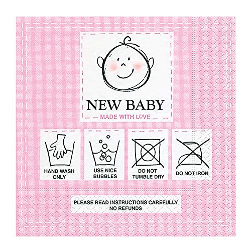 Paper+Design GmbH Serviette New Baby Rosa 20 Stück von Paper+Design