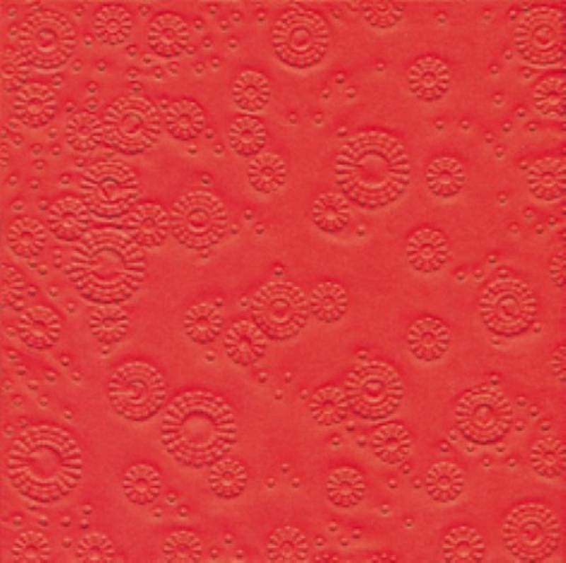 Paper+Design Papierserviette 16 LUNCH SERVIETTEN 33x33cm. MOMENTS, geprägt. Uni FARBIG. von Paper+Design