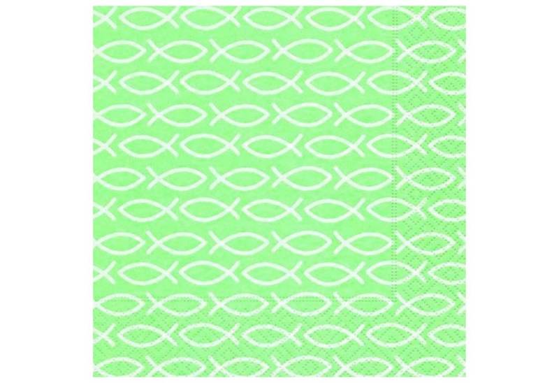 Paper+Design Papierserviette Lunchservietten Religious Green, 20 St. von Paper+Design