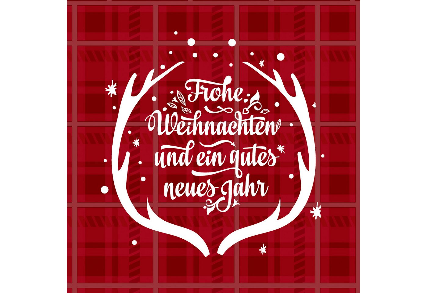 Paper+Design Papierserviette Best Wishes, (20 St), 33 cm x 33 cm von Paper+Design