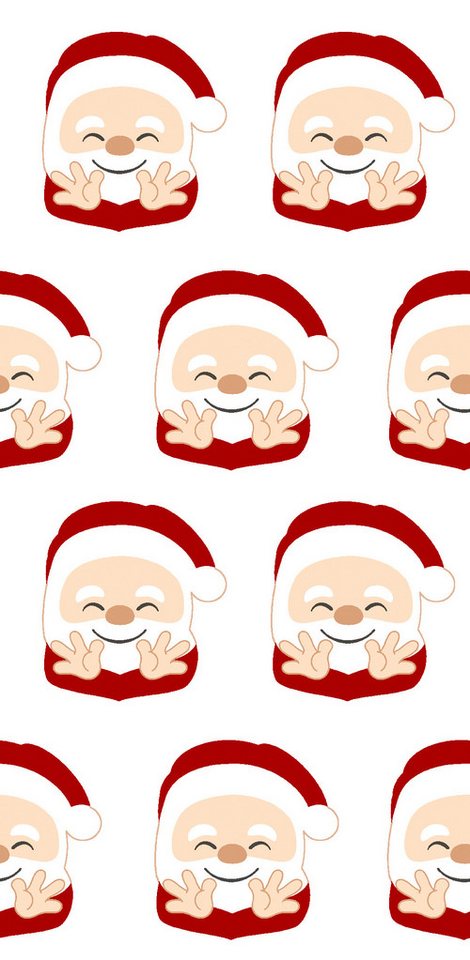Paper+Design Papierserviette Hello Santa, (10 St), 10 Stück von Paper+Design