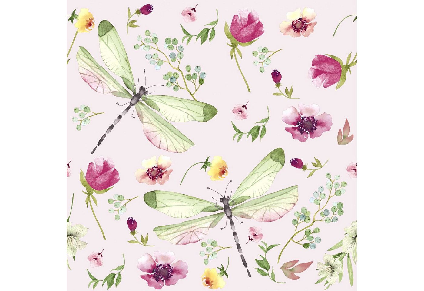 Paper+Design Papierserviette PAPER+DESIGN 206126 Cocktailservietten Liebelle - 25 x 25 cm, 20 Stück von Paper+Design