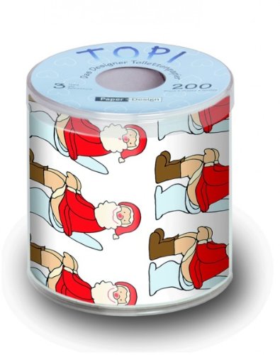 Toilettenpapier Weihnachten "Oh" von Paper+Design
