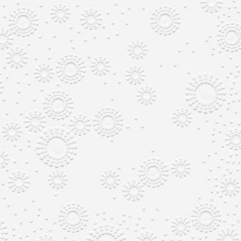 Cocktailservietten - Moments Uni weiß von Paper+Design