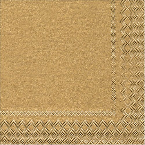 PAPER+DESIGN Servietten 20 St. FSCMix 25x25 cm uni gold von Paper+Design