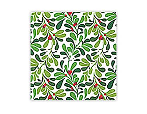 SERV.LUNCH MISTLETOE ORNAMENT 33 x 33 cm. -20u.- von Paper+Design