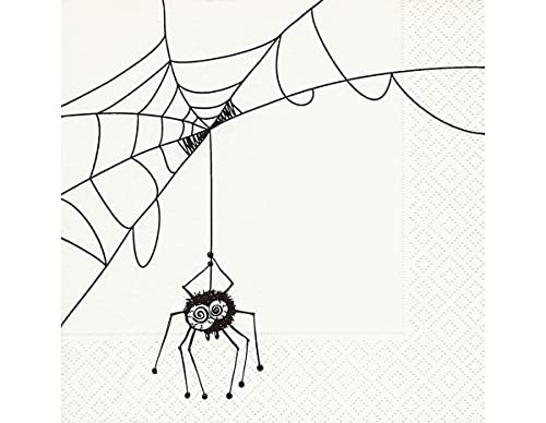 Servietten Papier Spider net, 33 x 33 cm, 20u. von Paper + Design
