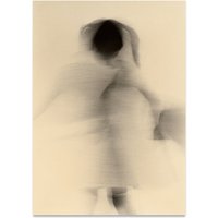 Paper Collective - Blurred Girl Poster, 50 x 70 cm von Paper Collective