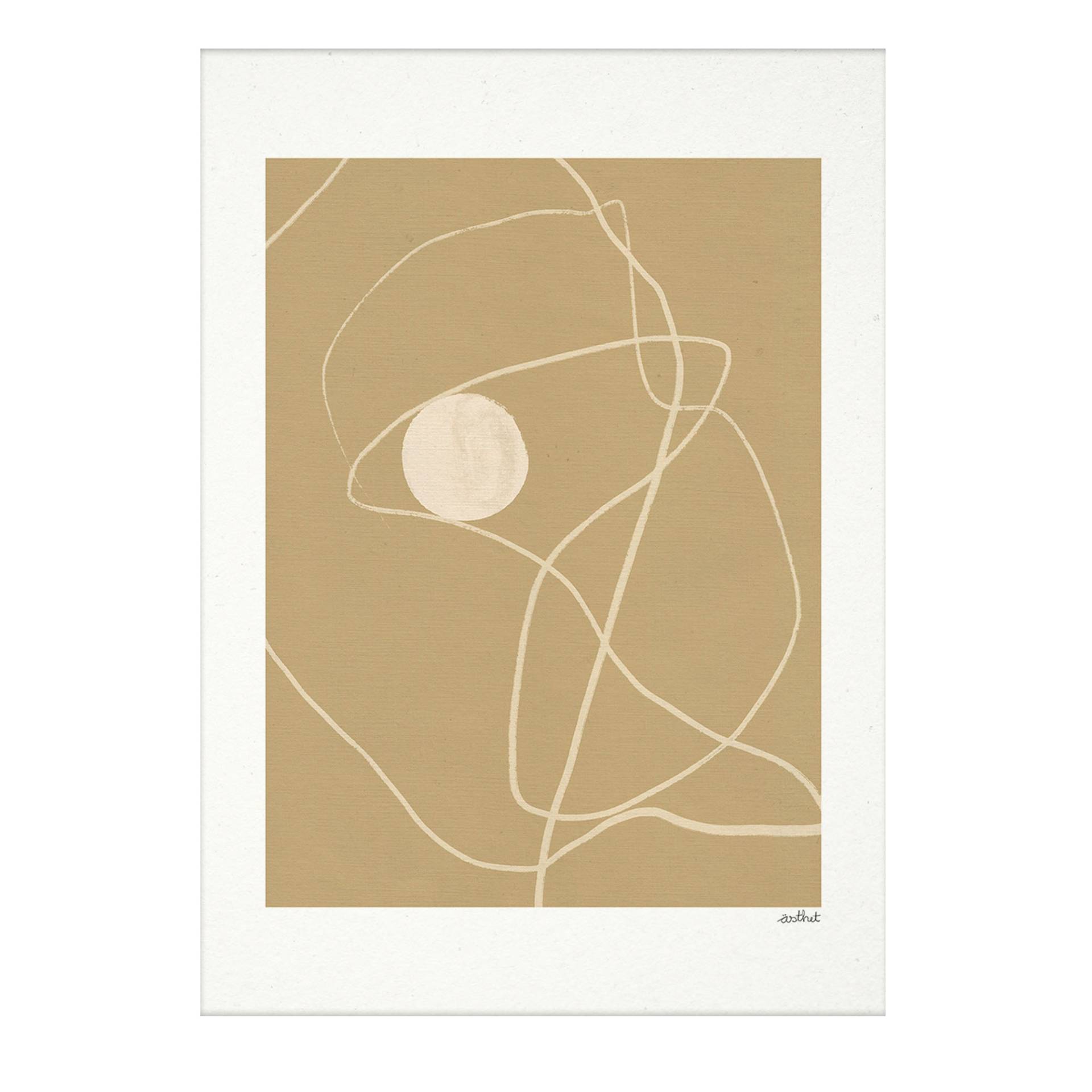 Paper Collective - Little Pearl Kunstdruck 50x70cm - beige, sand, weiß/BxH 50x70cm von Paper Collective