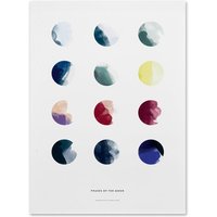 Paper Collective - Moon Phases, 50 x 70 cm von Paper Collective