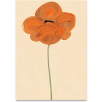 Paper Collective - Orange Vallmo Poster, 30 x 40 cm von Paper Collective
