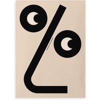 Paper Collective - % Poster, 50 x 70 cm von Paper Collective