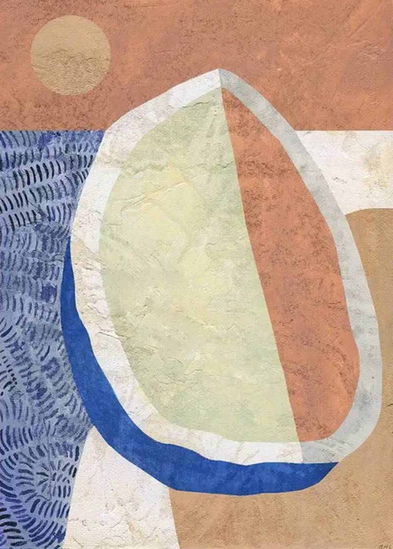 B-Ware Paper Collective Poster Kunstdruck Wandbild Calma 02 30 X 40 Cm Siehe Text/Foto von Paper Collective