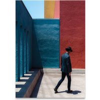 Paper Collective - Primary Spaces Poster, 30 x 40 cm von Paper Collective