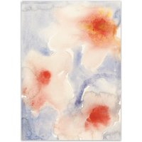 Paper Collective - Three Flowers Poster, 50 x 70 cm von Paper Collective